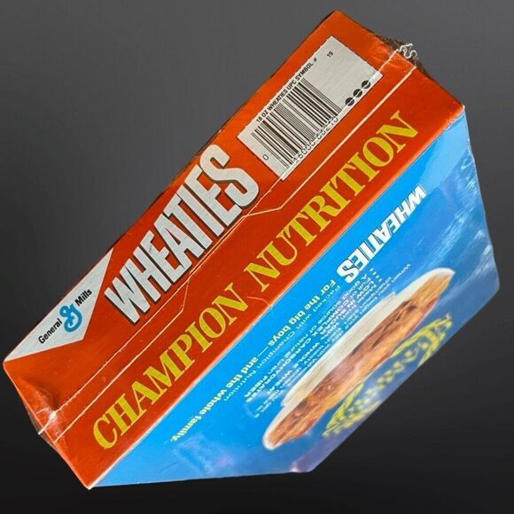 Vintage 1980s Michael Jordan Factory Sealed Wheaties Box NEW (Never Opened) - Picture 3 of 6